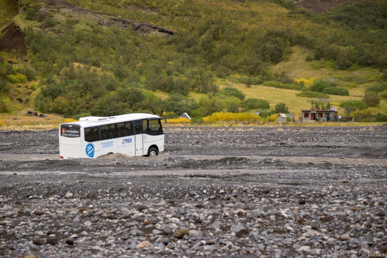 Hochlandbus in Þórsmörk